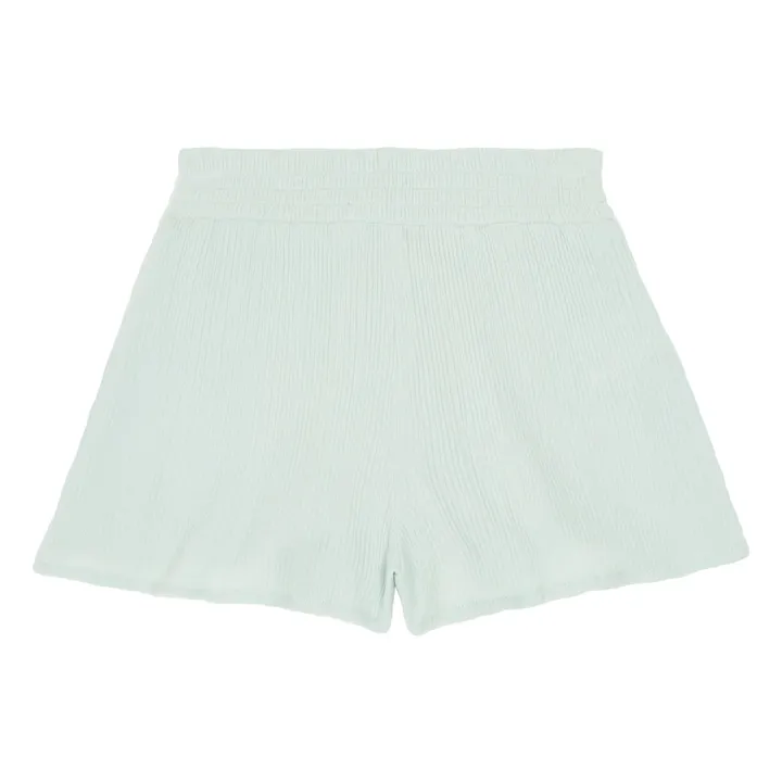 Hundred Pieces Short en Gaze Coton Bio | Vert d'eau