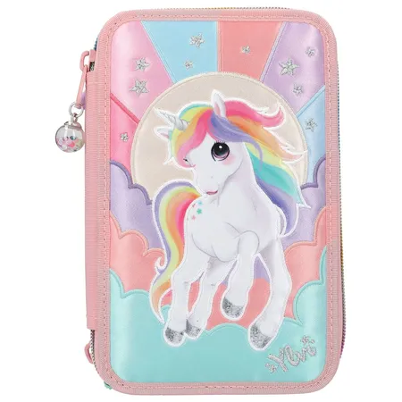 Depesche Ylvi & the Minimoomis 3-Fach Federtasche RAINBOW