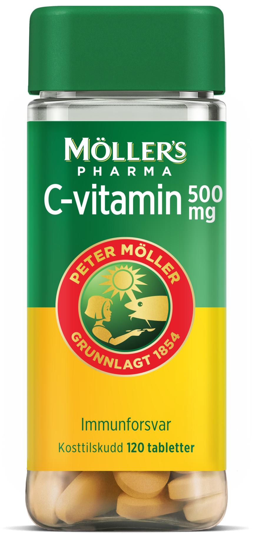 Möller's Pharma C-vitamin 500mg 120 tabletter