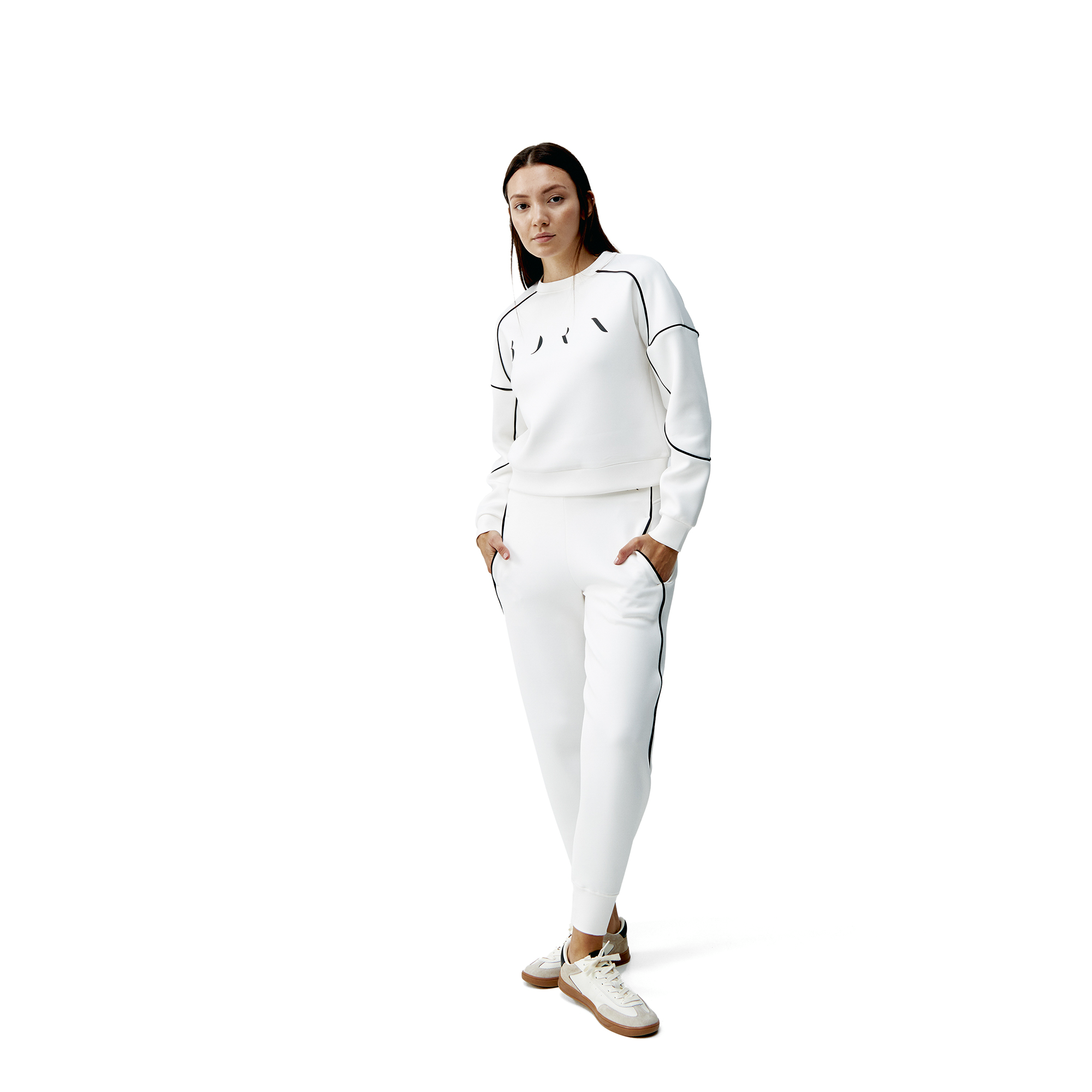 AGDA - Sweat-shirt de sport confortable agda | Blanc