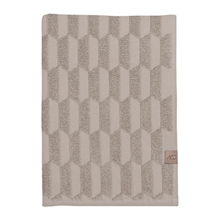 Mette Ditmer - Geo Badetuch 70 x 133 cm, sand