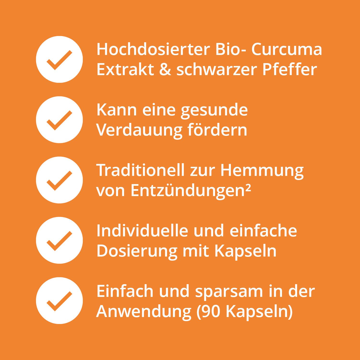 Casida® Kurkuma Kapseln mit schwarzem Pfeffer