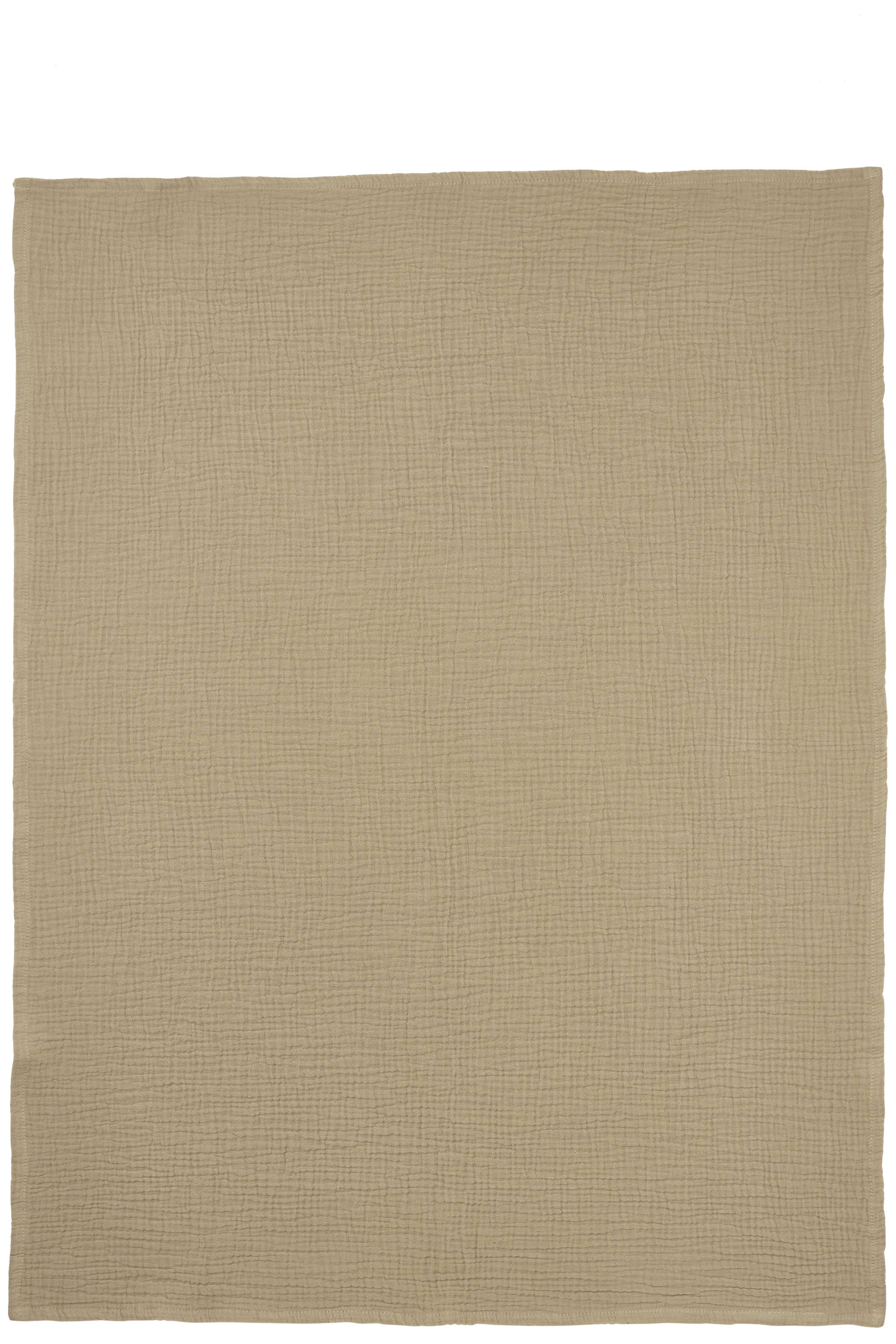 Meyco pre-washed hydrofiel ledikantlaken taupe