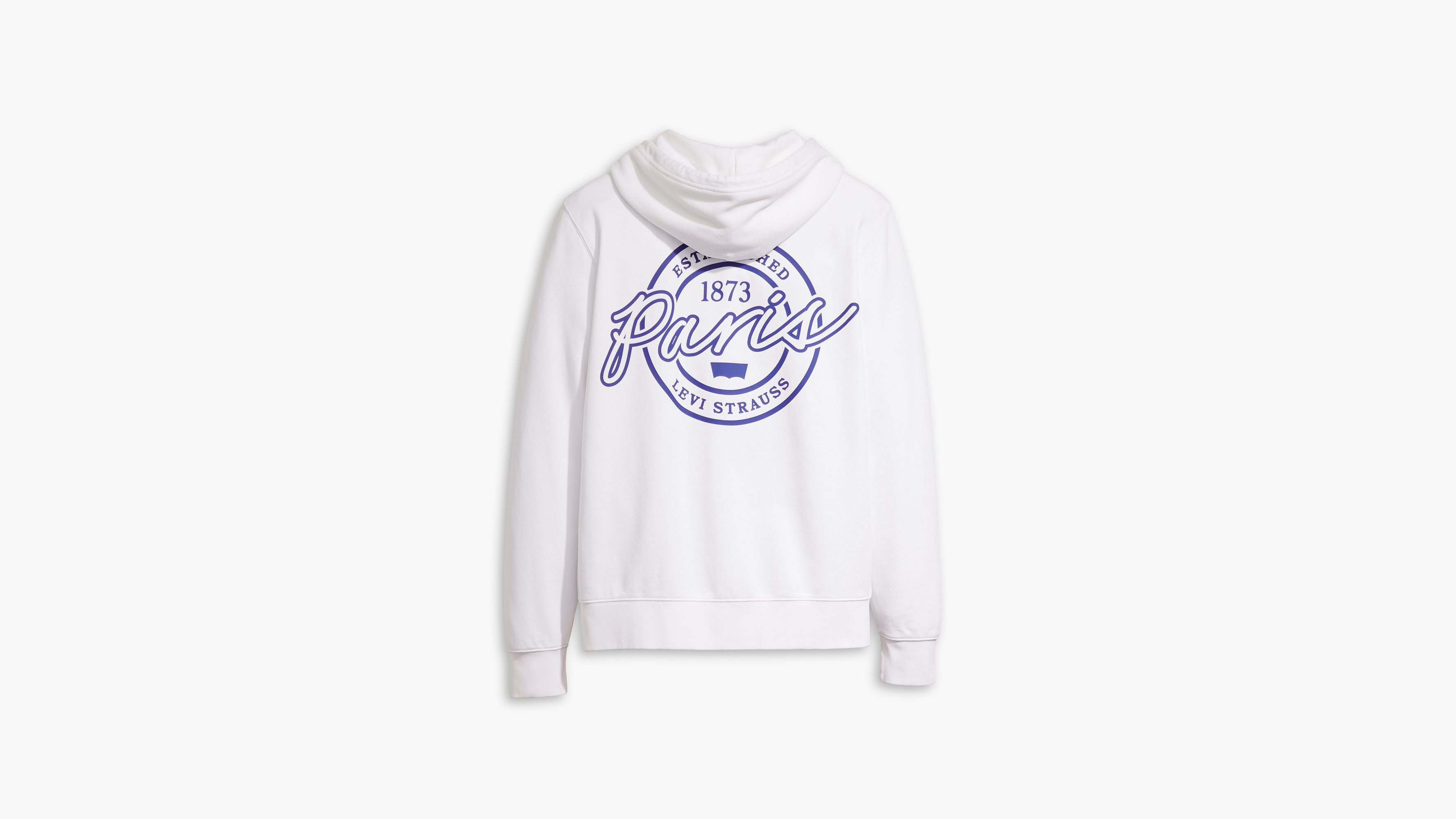 Sweat à capuche Original Housemark - Bright White - Blanc