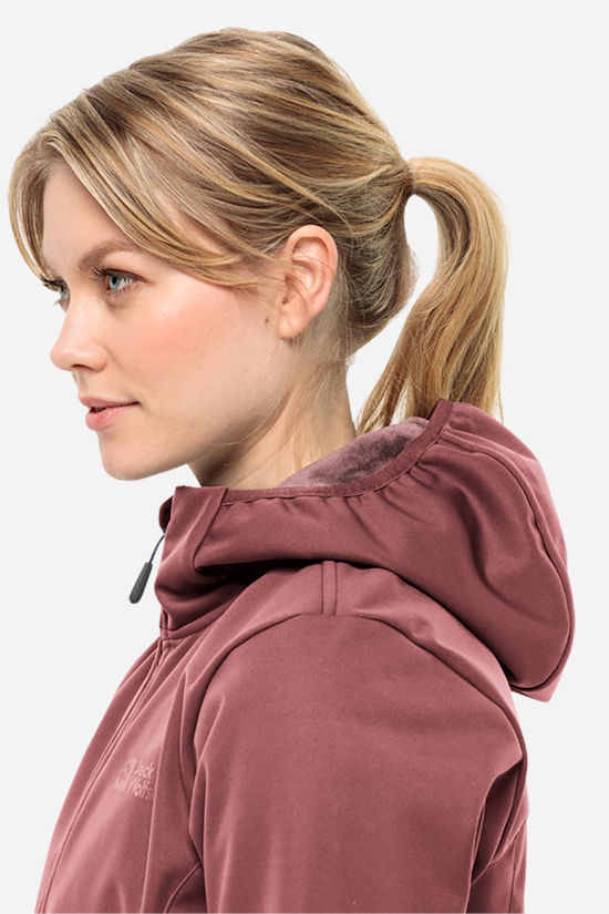 Jack Wolfskin Jack Wolfskin Windhain Hoody Softshell Jas Dames