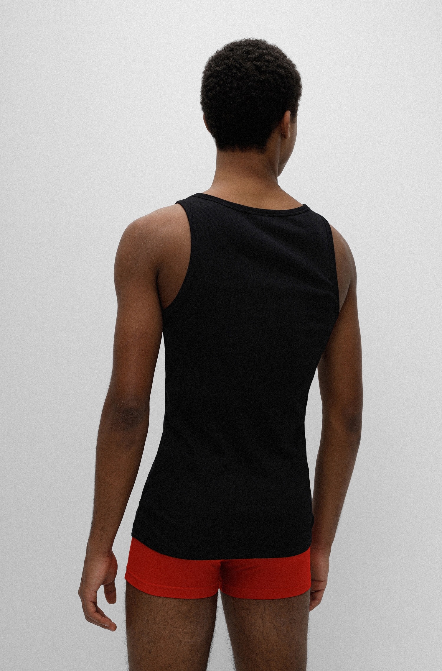 HUGO Underwear Tanktop »Twin Pack«, 2 Stk. mit Markenlabel in Kontrastfarbe