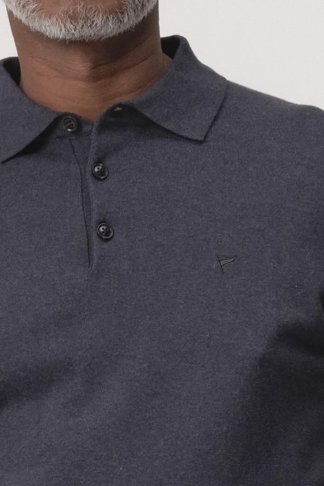 Campbell blauwe heren polo