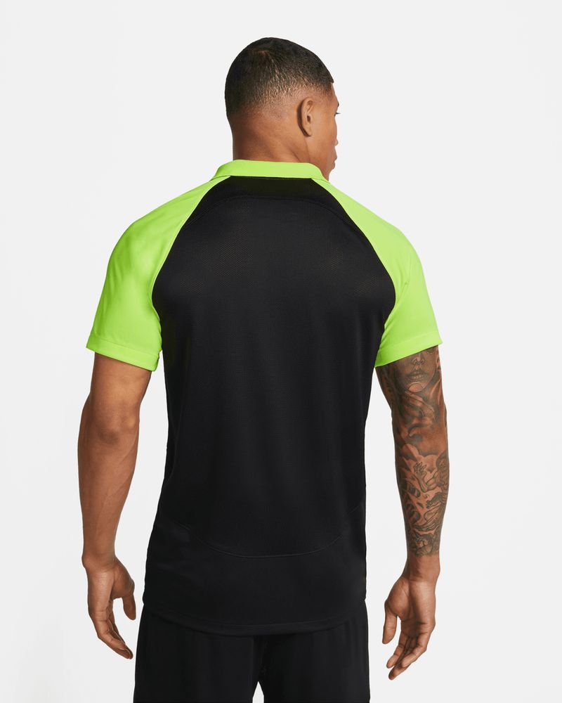 Polo Nike Academy Pro Noir & Jaune Fluo pour homme