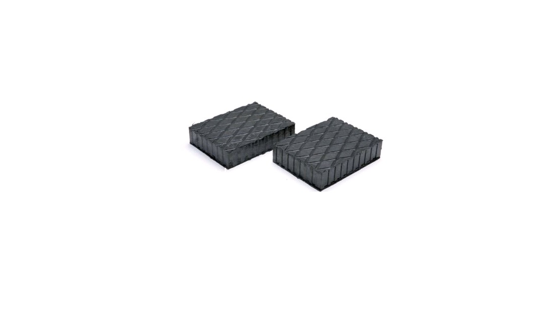 Gummiklods 160x120x40mm 1 stk.