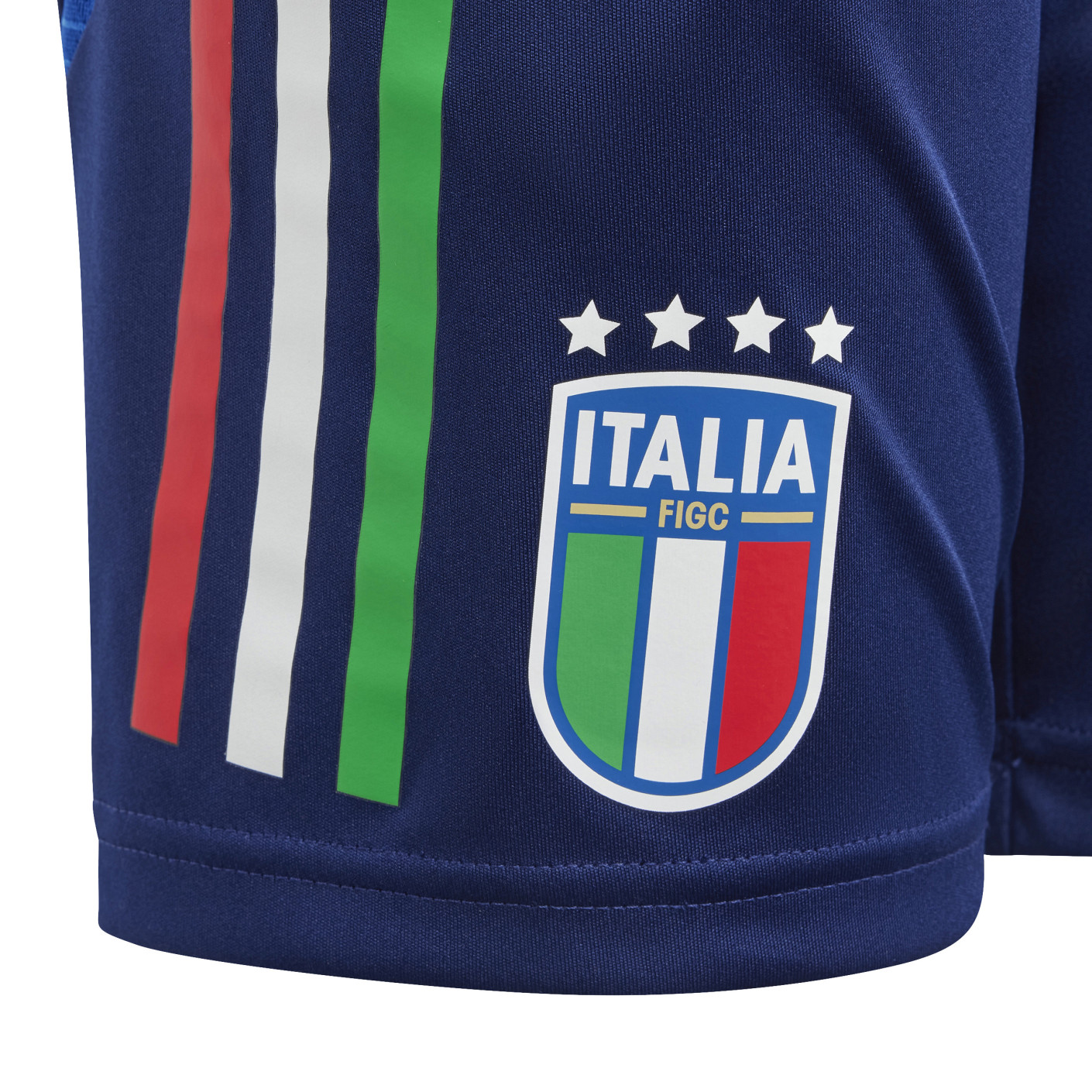 Adidas Italië Trainingsbroekje 2024-2026 Kids Donkerblauw Blauw Goud