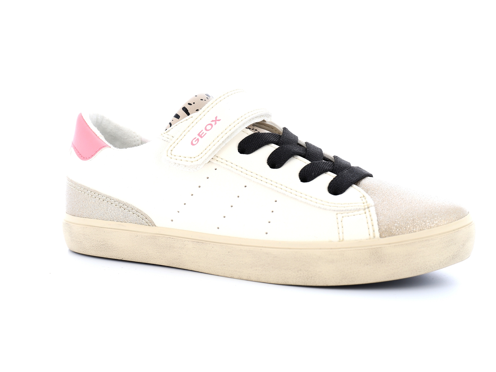 Geox-J GISLI GIRL J454ND Matières combinées Beige Rose