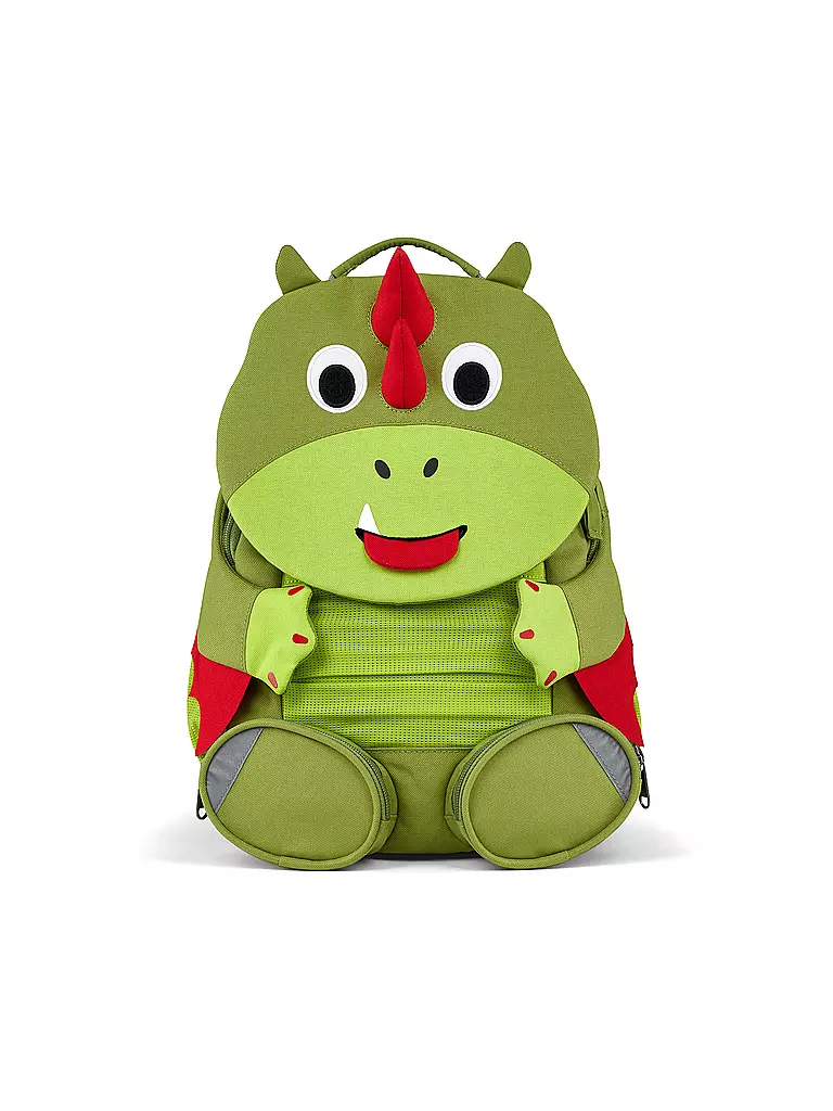 AFFENZAHN Kinder Rucksack Großer Freund - Drache  grün