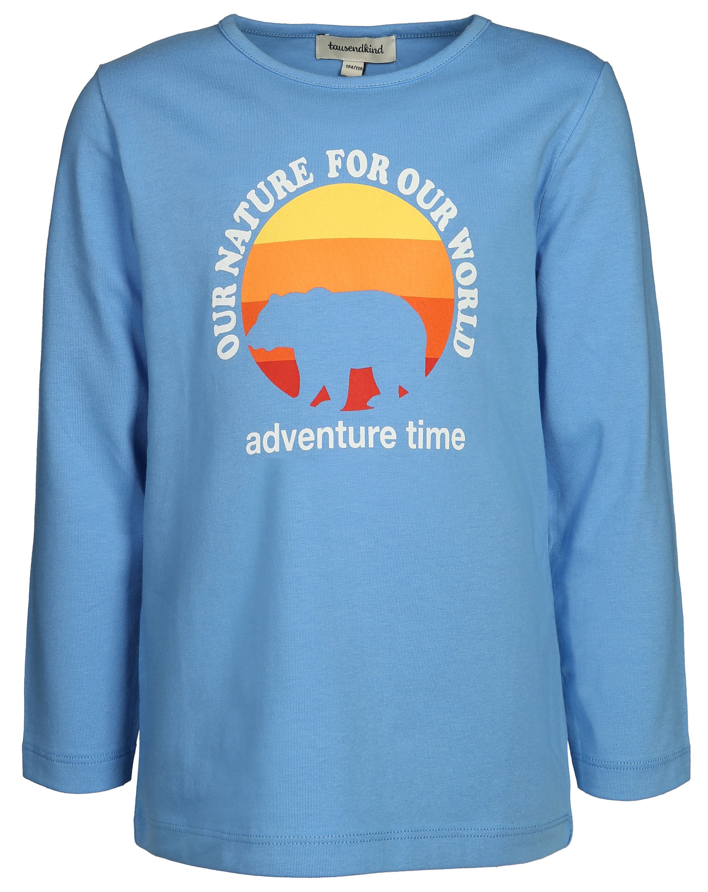 Langarmshirt ADVENTURE TIME in hellblau