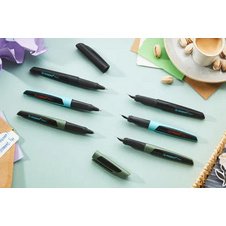 Stylo à bille Flow, turquoise/noir