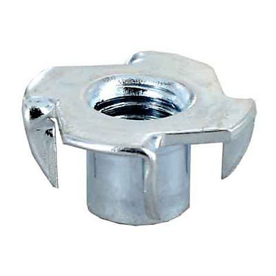 4 écrous à frapper Acier M10 ø17 mm x H. 8 mm