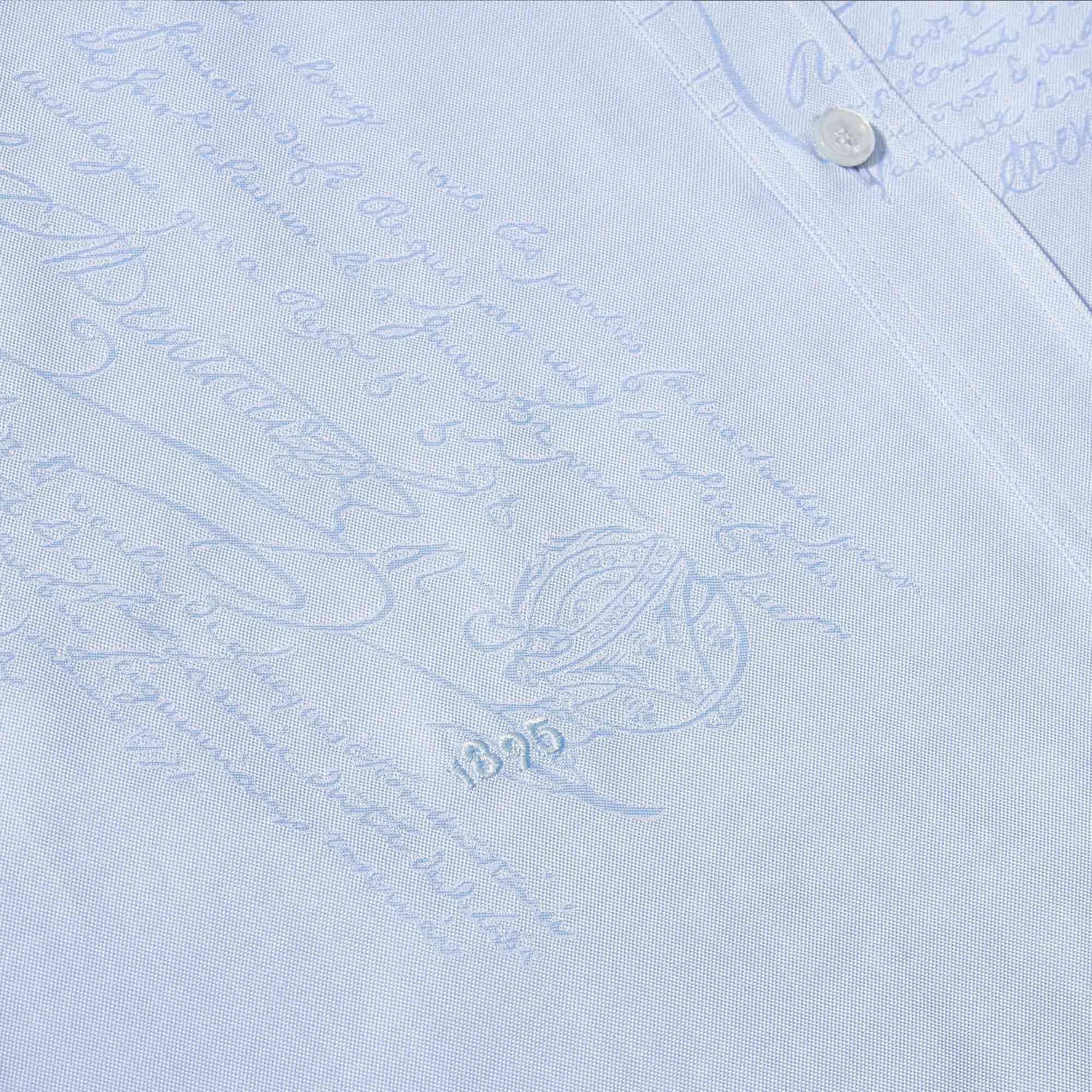 Chemise À Col Boutonne En Coton Scritto