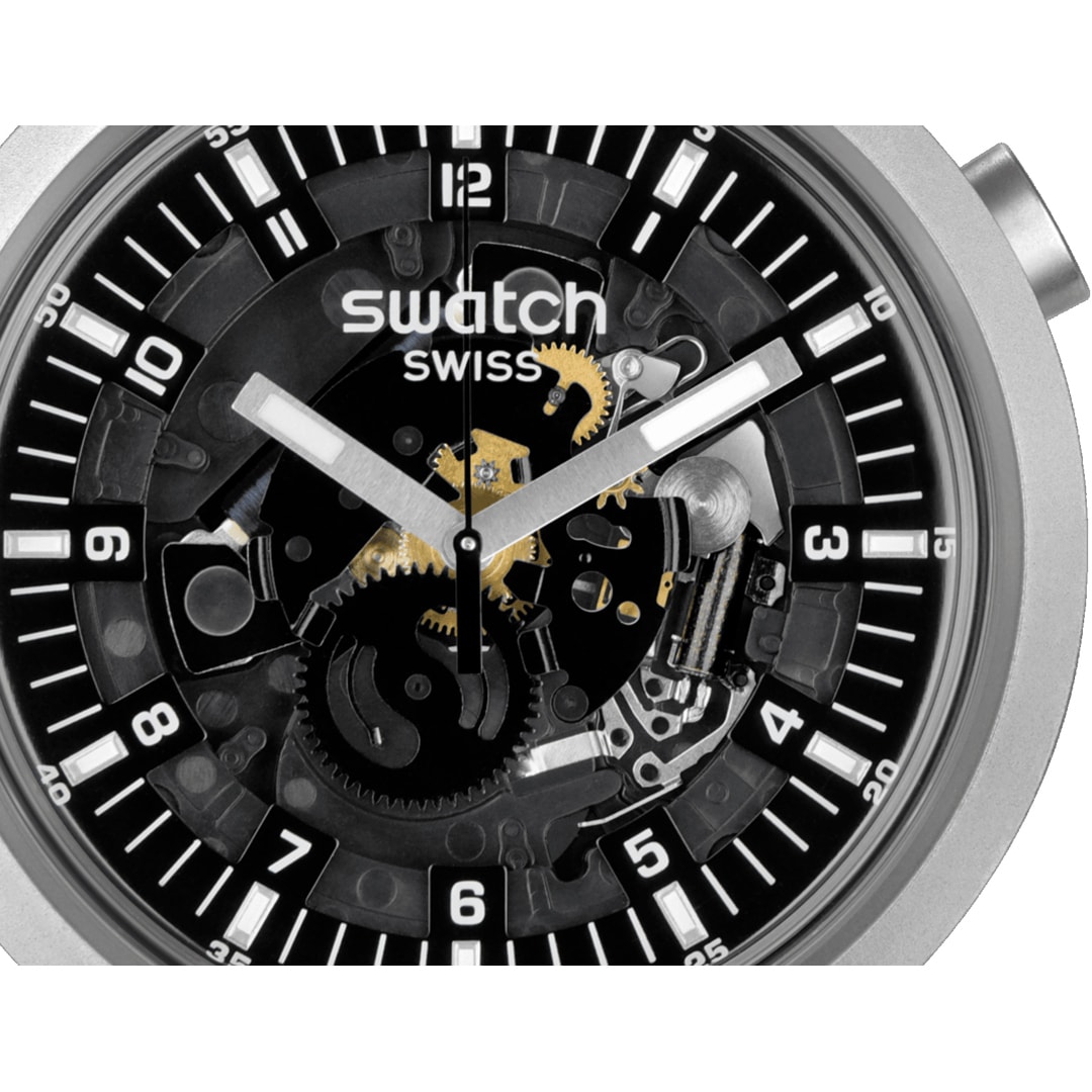 Swatch Big Bold Irony Lacquered Dark Irony