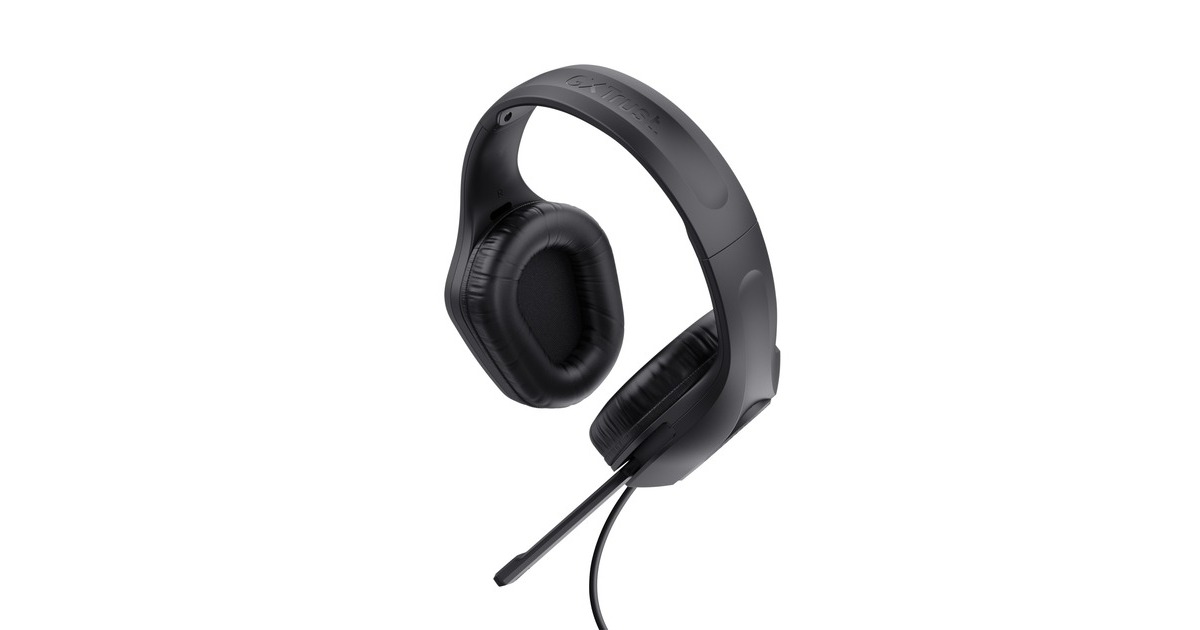 TrustGXT 415 Zirox Lightweight Gaming headset over-ear   (Zwart, PC, laptop en consoles)