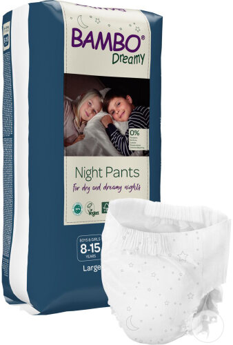 Bambo Dreamy Night Pants Culottes De Nuit 35 À 50kg 10 Pièces