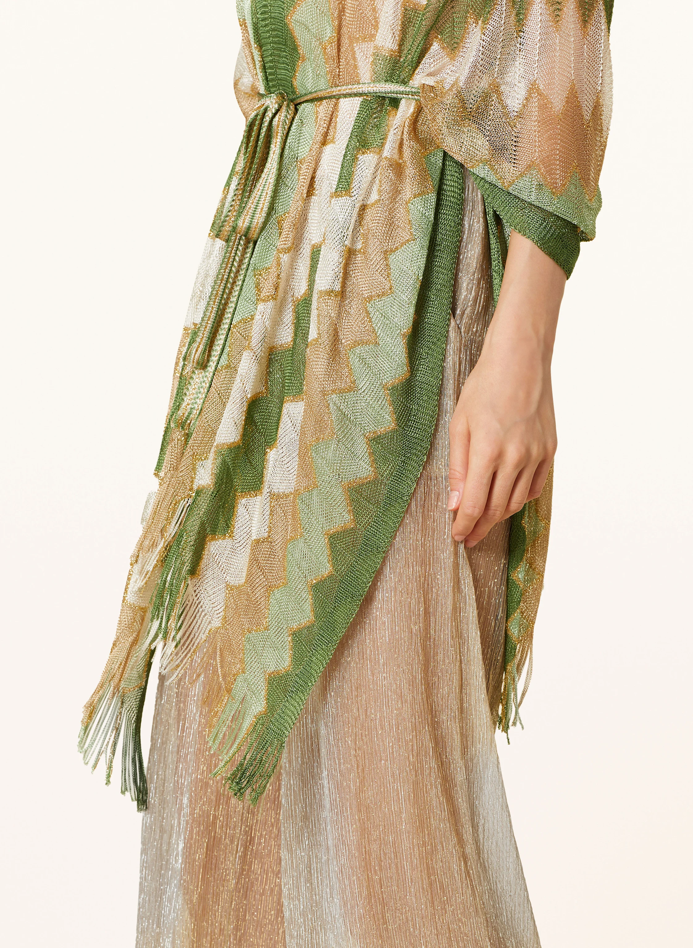 RIANI Poncho mit Glitzergarn