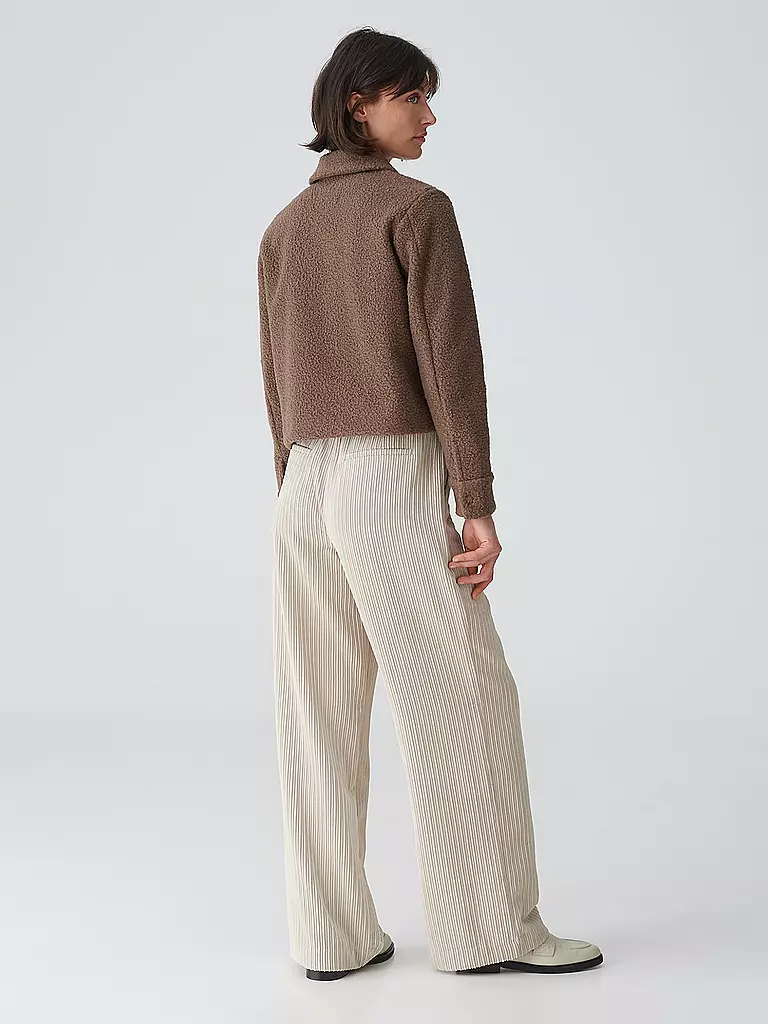 OPUS Jacke in Felloptik HOLMA braun