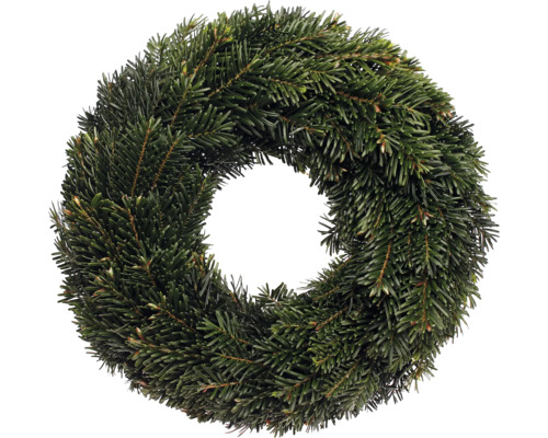 Adventskrans, Nordmannkrans, ca. Ø 35 cm, Selectiebordkrans, vers gebonden, echte conifeer