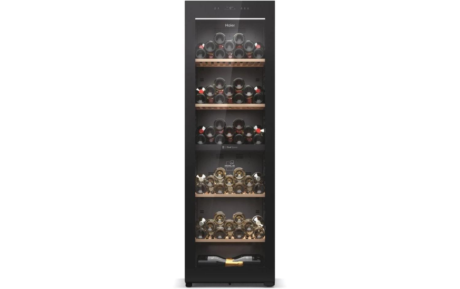 Weinklimaschrank HWS236GDEH1 Schwarz, Rechts, Wechselbar<br>Weinkühlschrank