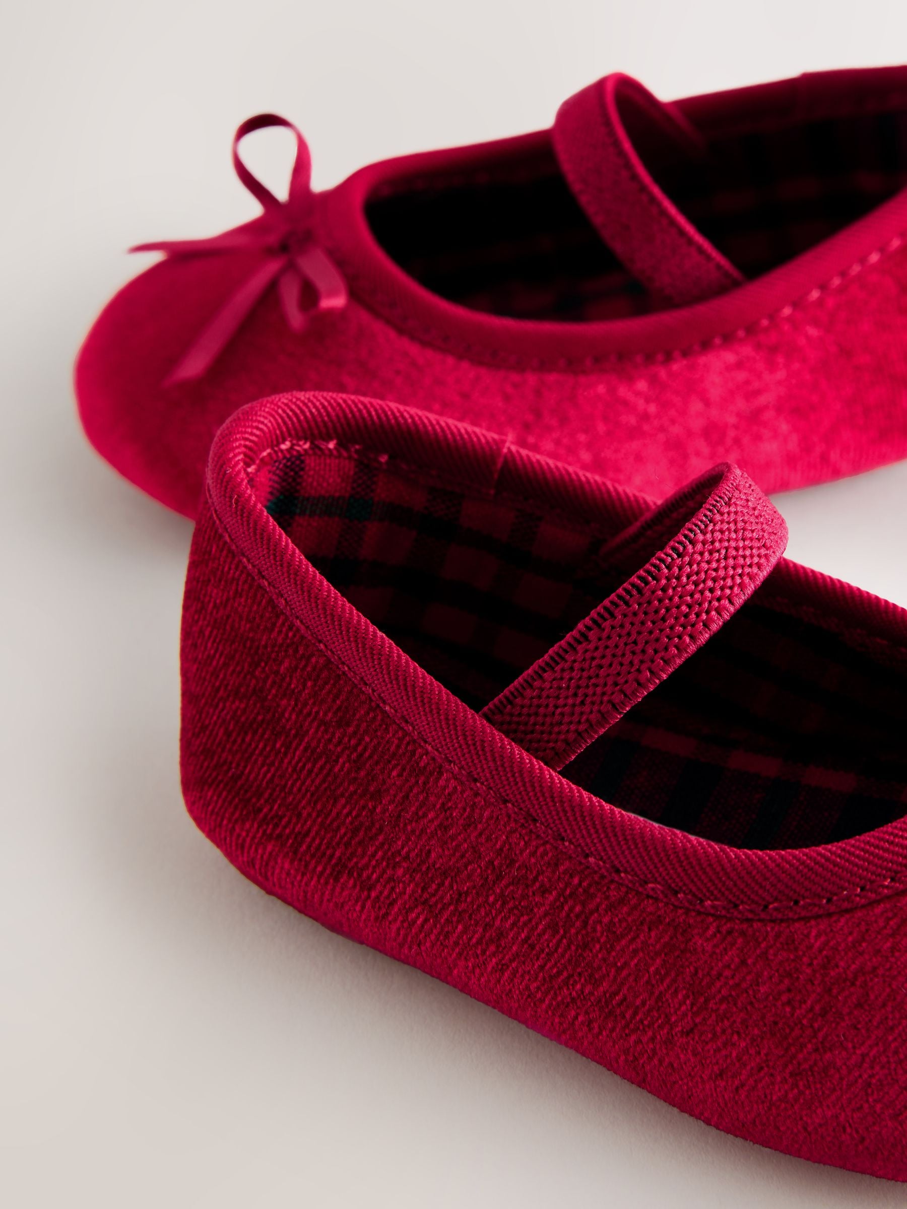Rood - Baby ballerina's (0-18mnd)