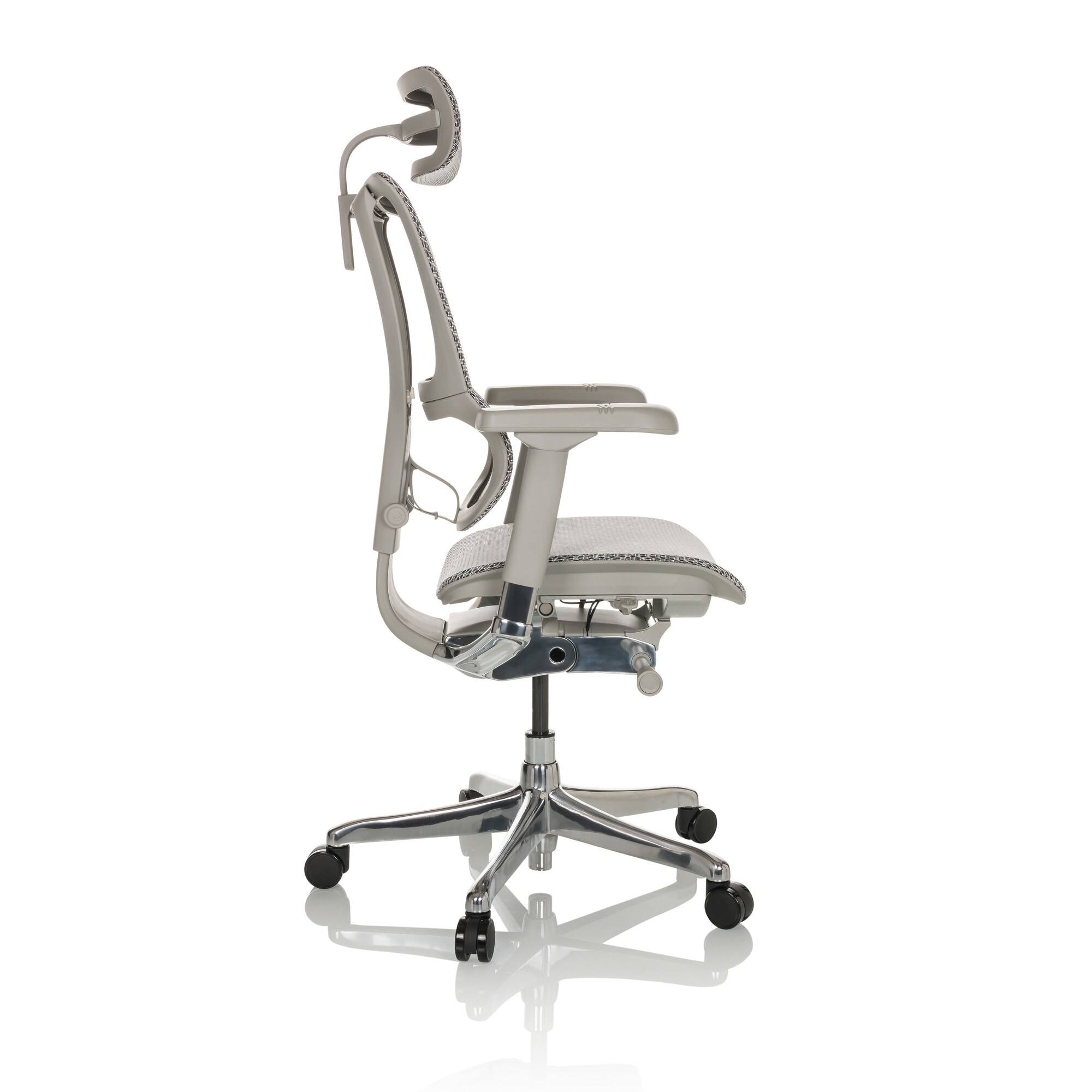 Luxus Chefsessel ERGOHUMAN SLIM G GEN2 Netzstoff mit Armlehnen (höhenverstellbar) hjh OFFICE
