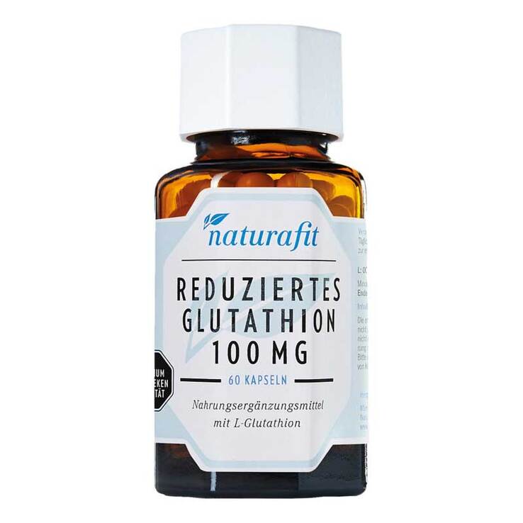 Naturafit reduziertes Glutathion 100 mg Kapseln, 60 St