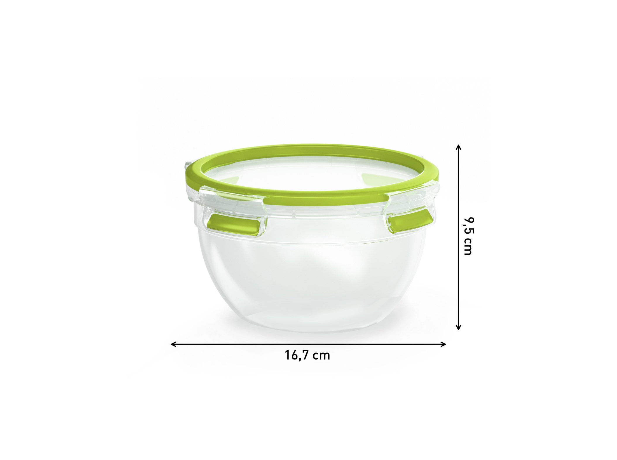 CAIXA PARA SNACKS E REFEIIÇÃO TEFAL REDONDA COM 3 DIVISÓRIAS 1L