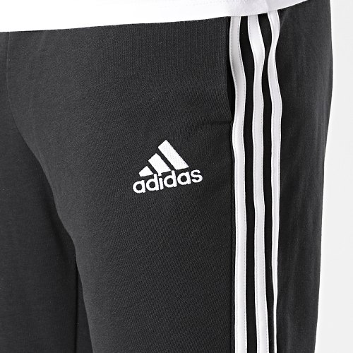 Pantalon Jogging A Bandes Essentials French Terry Tapered GK8829 Noir