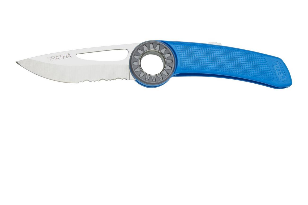 Petzl Spatha S92AB, blauw, zakmes