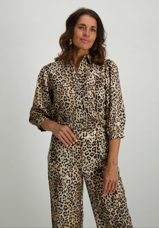 Geisha Blouse panterprint 53237-20