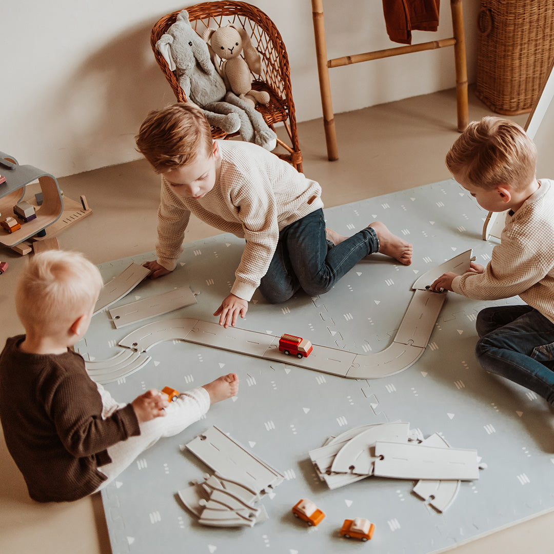 play&go 3-in-1 foam speelmat tiloo - road - 120x180 cm