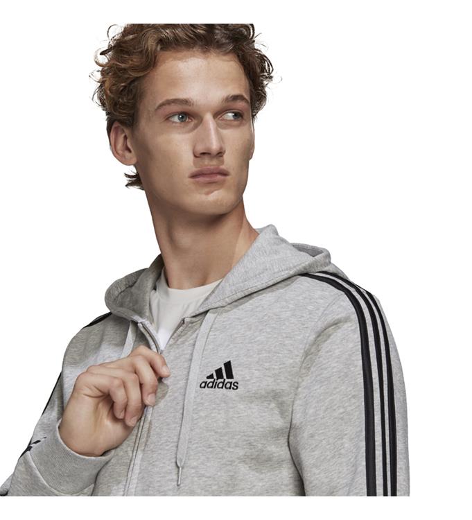 adidas Men 3S French Terry FZ Hoodie