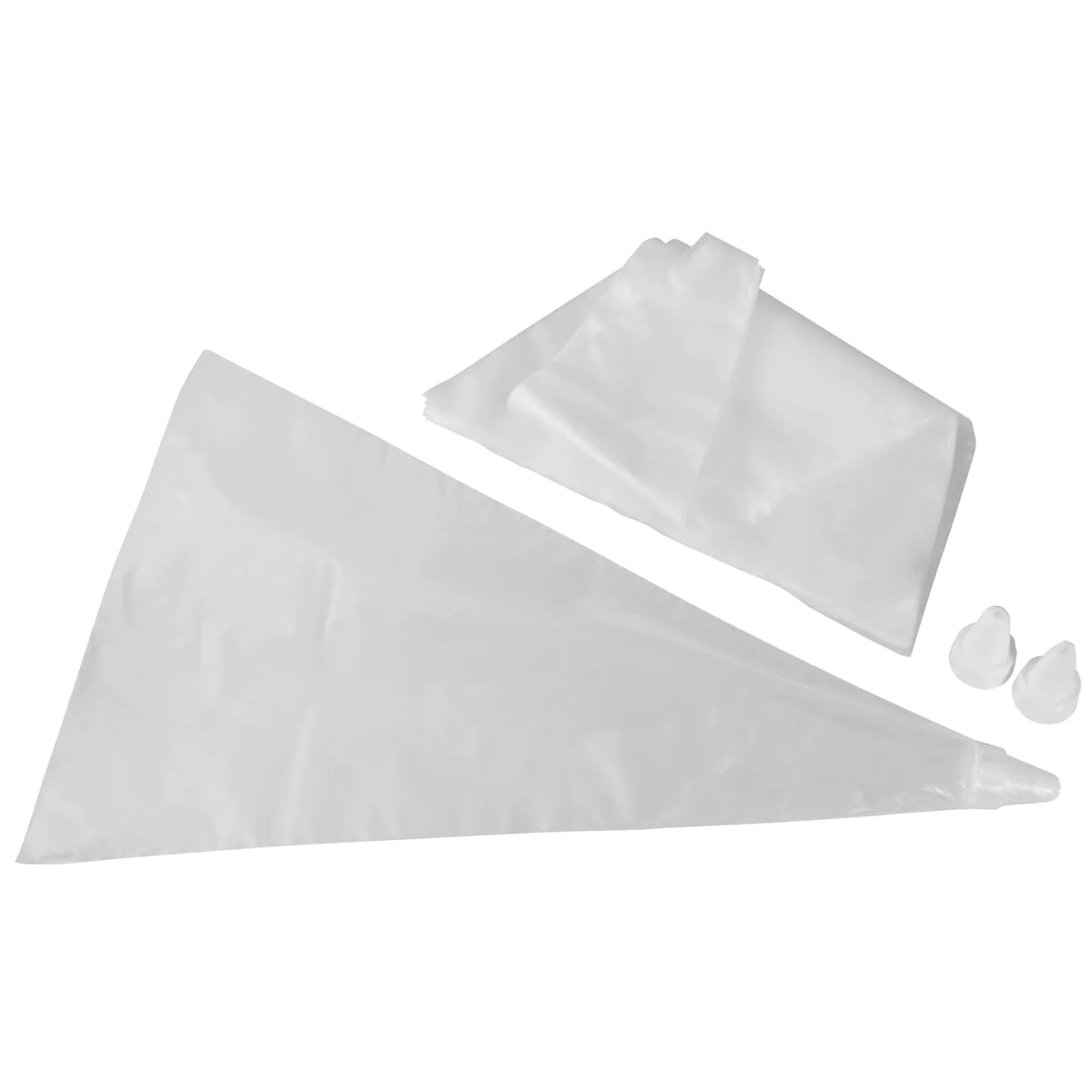 Lot de 20 poches à douille jetables et 3 embouts plastique réutilisabl