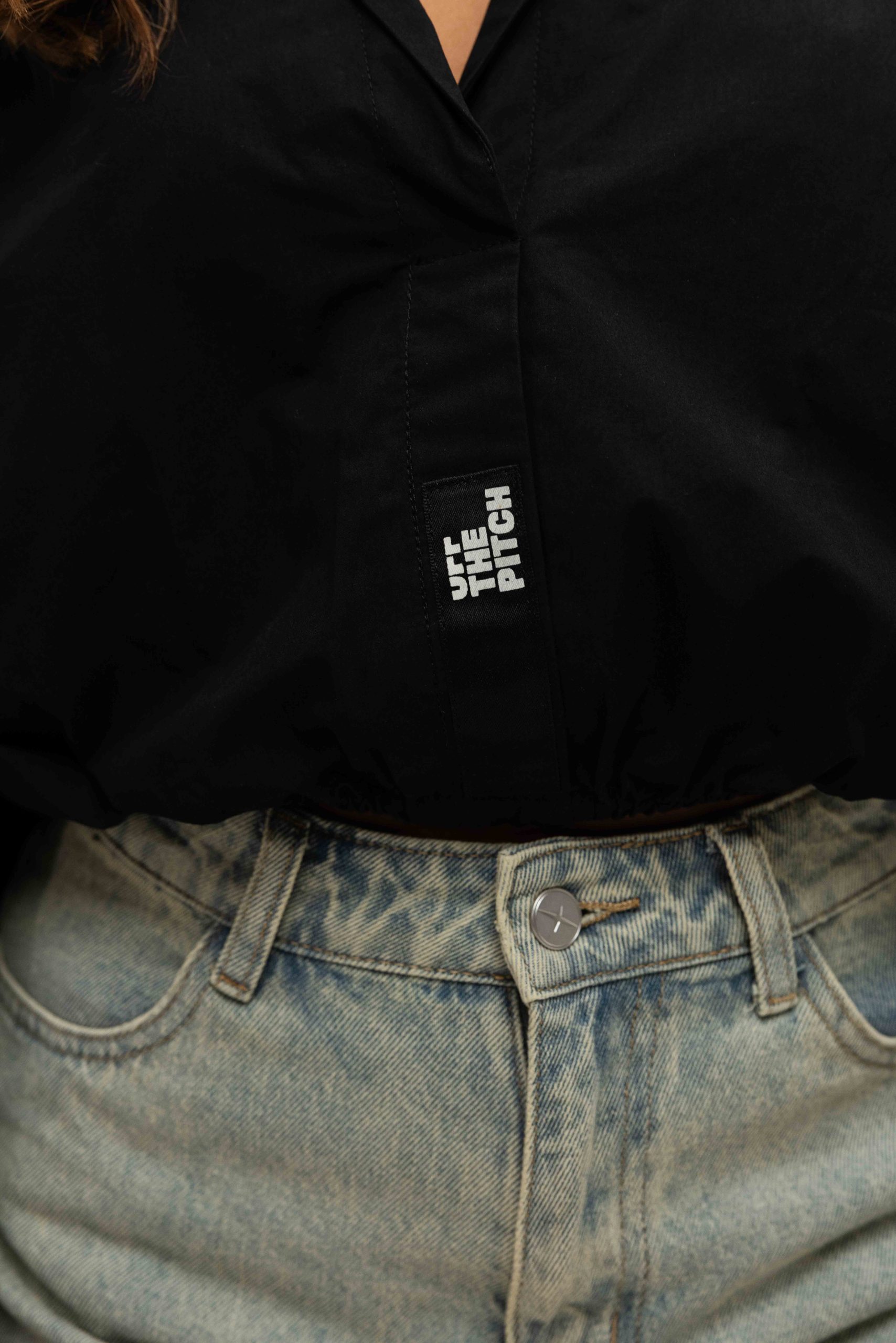 Off The Pitch Branded Kenzie Shirt Dames Zwart