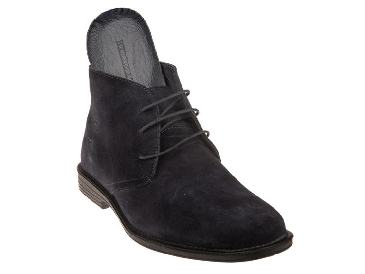 Berkelmans Avondale navy marino suede