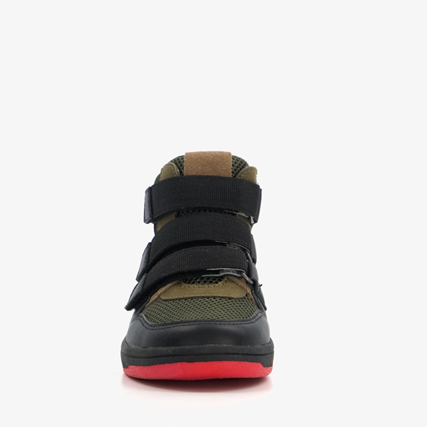 TwoDay hoge leren jongens sneakers groen