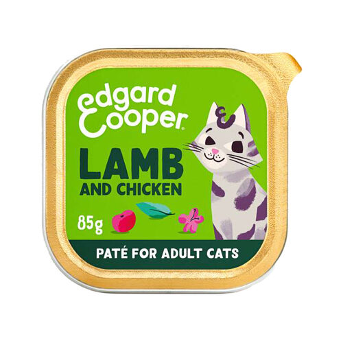 Edgard & Cooper Adult Cat - Lam en Vrije Uitloop Kip - Paté