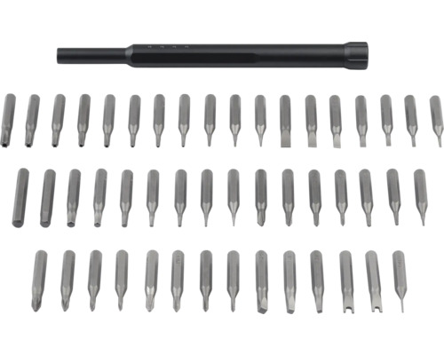 Precisiemonteursbitset 48-in-1 in aluminium box