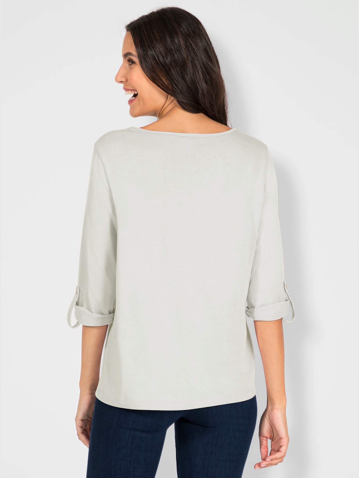 T-shirt à manches 3/4 50% coton