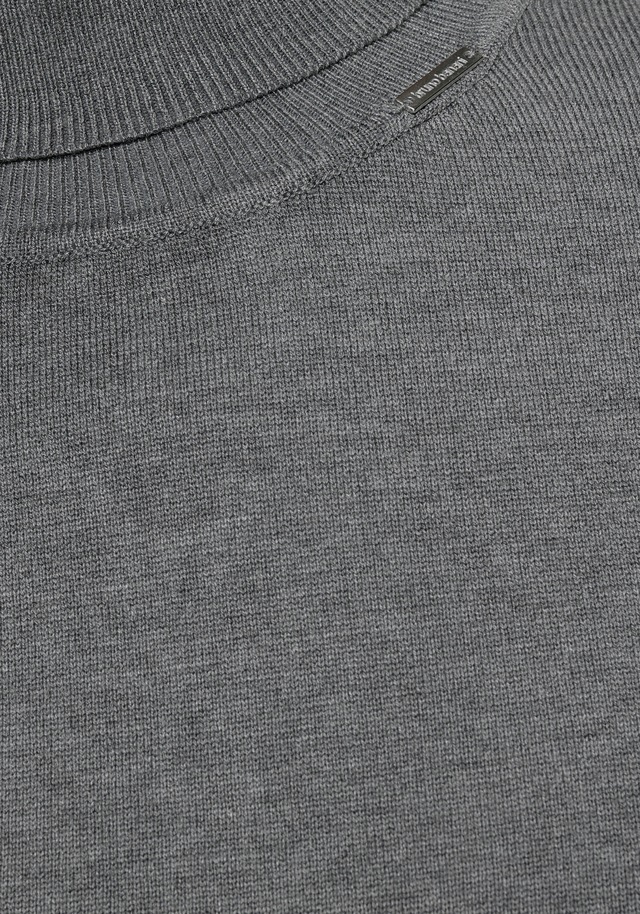 Bruno Banani Rollkragenpullover , mit Metalllogo