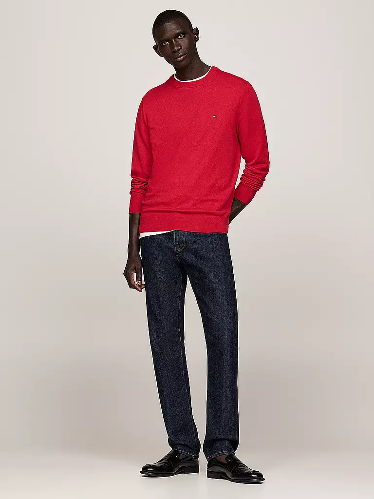 TOMMY HILFIGER Pullover rot
