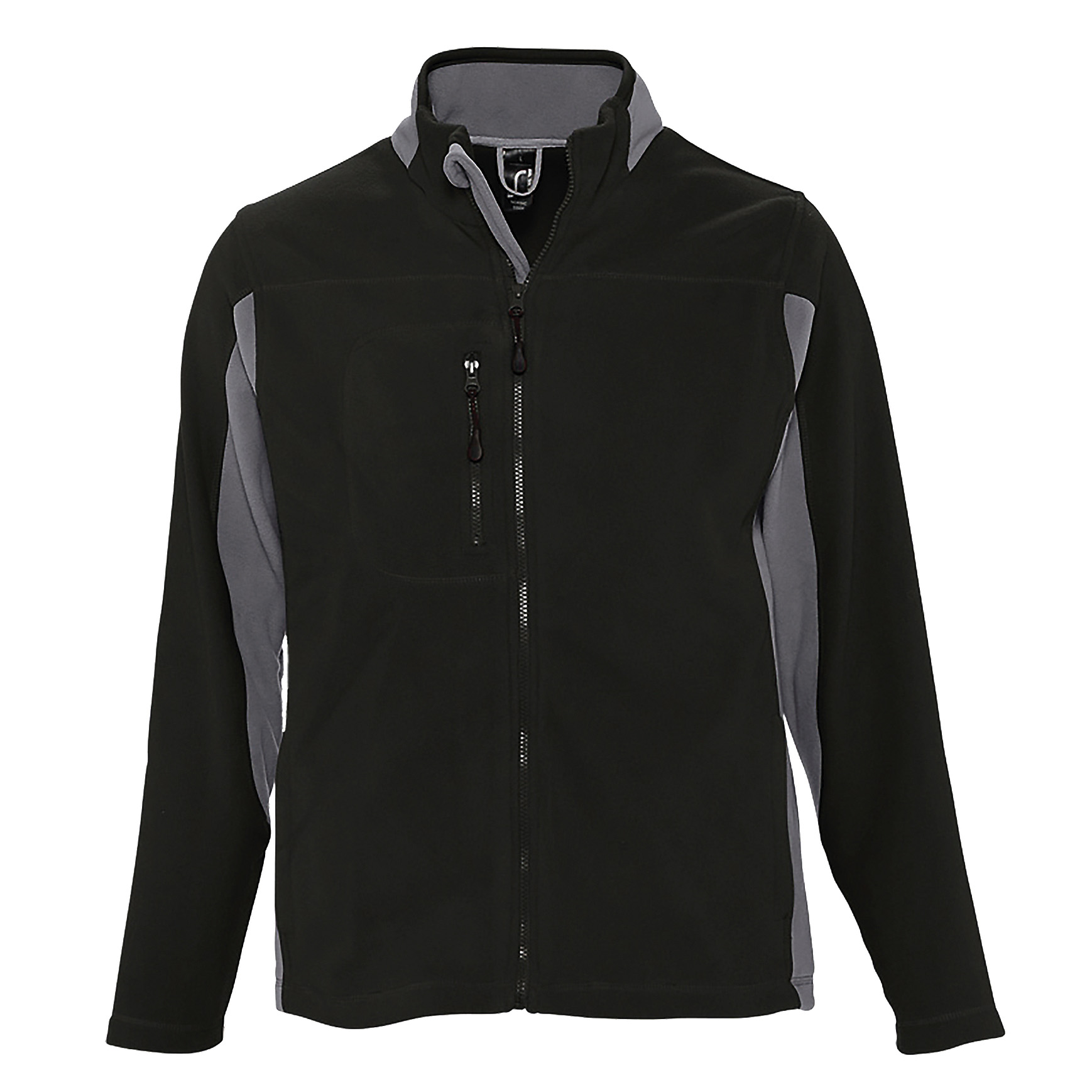 Forro Polar Contraste Cremallera Completa Modelo Nordic Sols