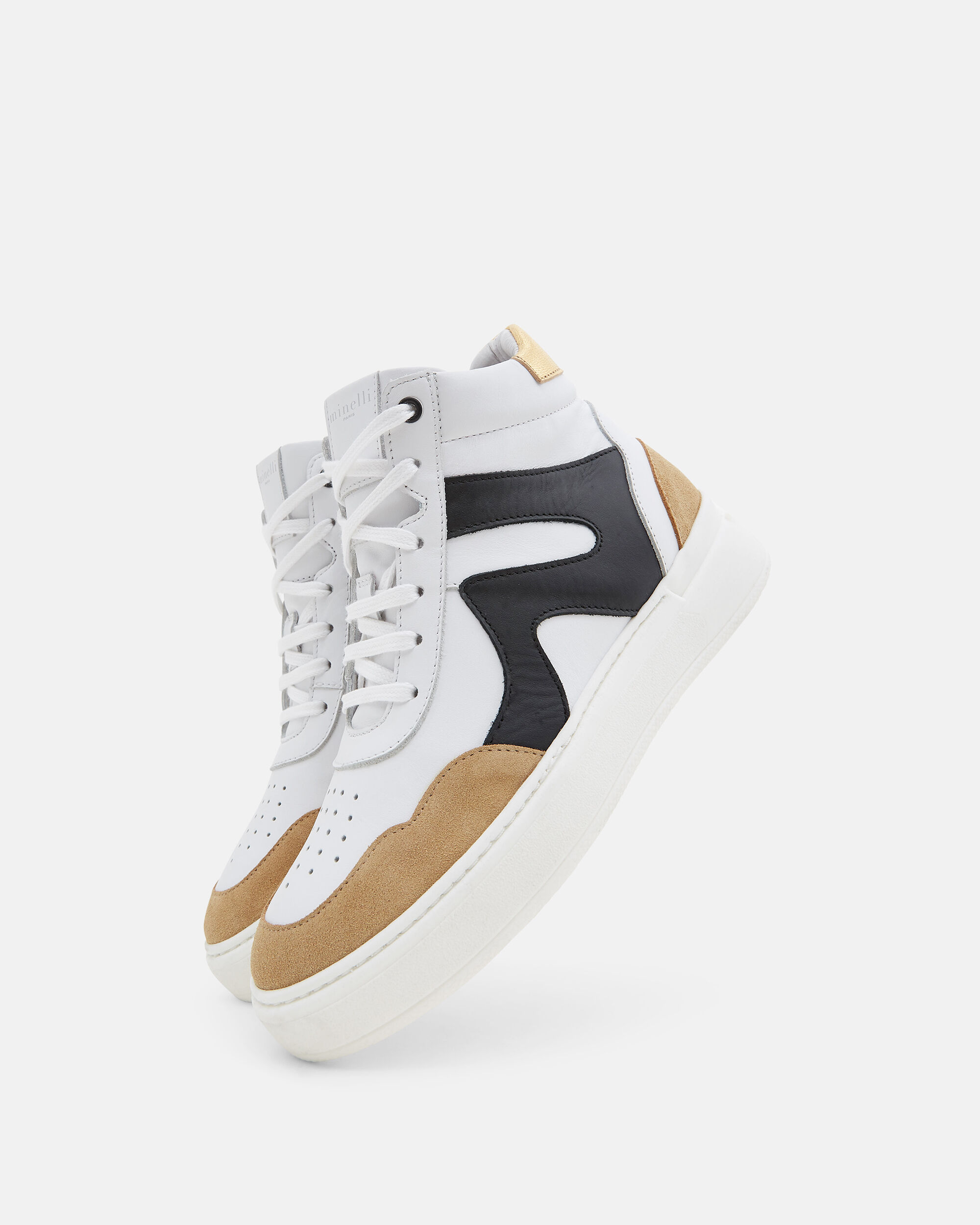 BASKET AXELLA Or noir