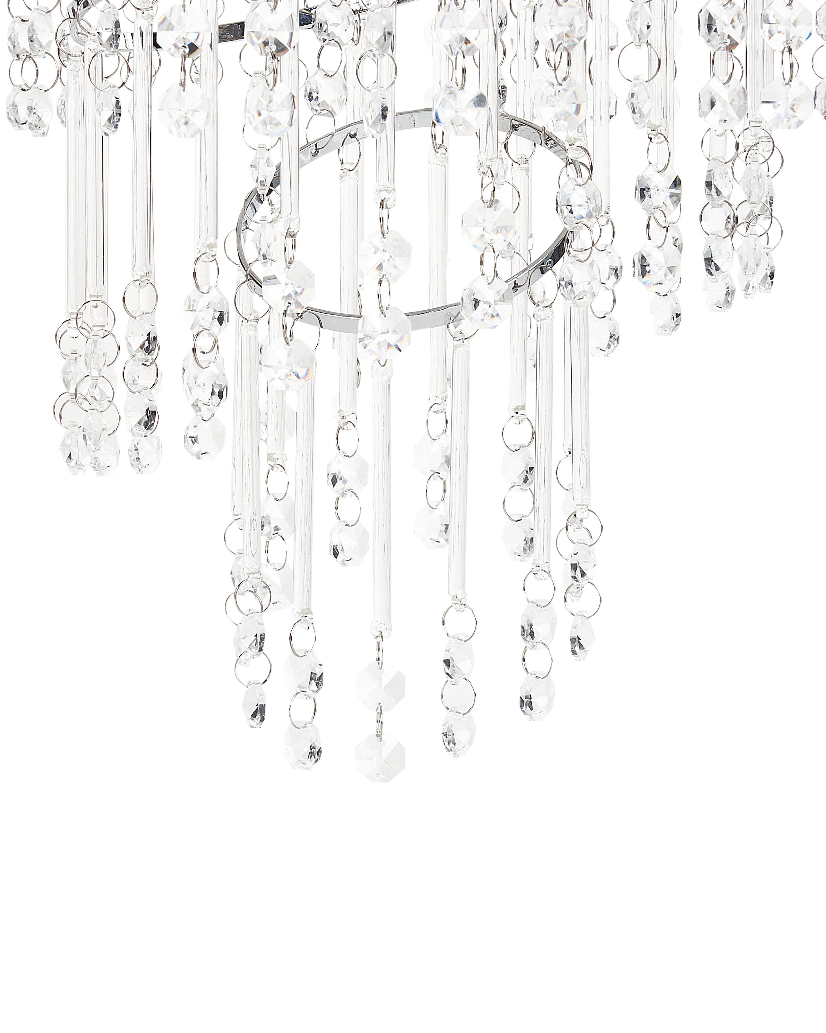 Kroonluchter ESMELLE S Kristal Zilver