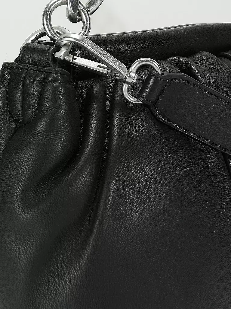 LES VISIONNAIRES Ledertasche - Umhängetasche LUCY schwarz