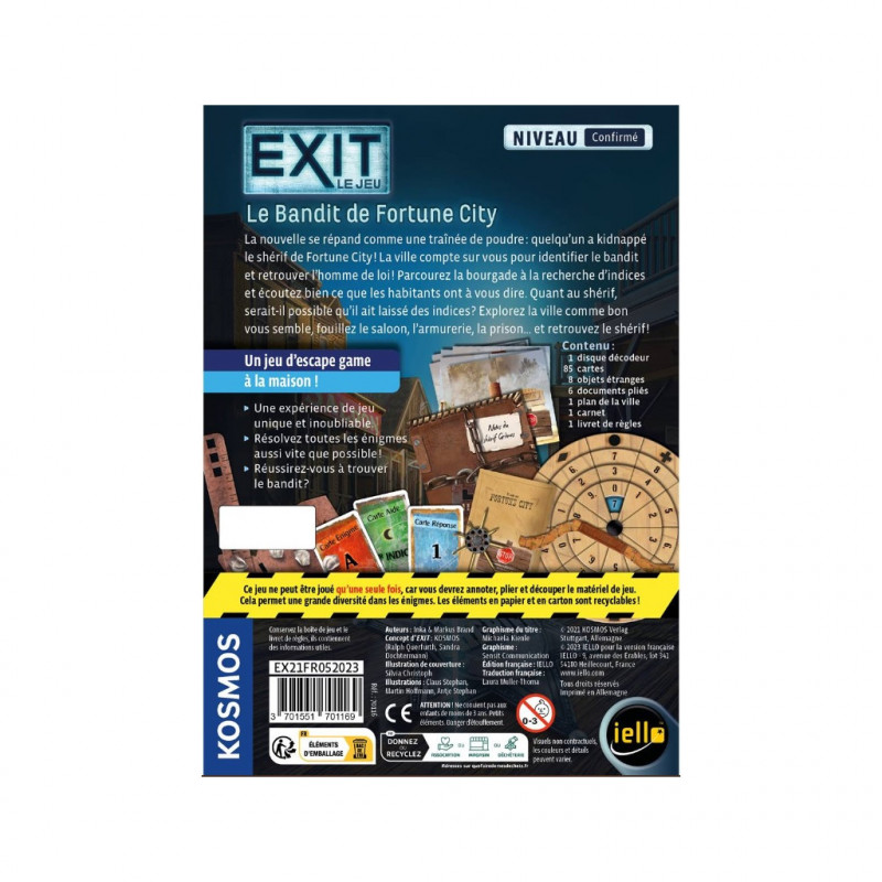 Exit : Le bandit de Fortune City